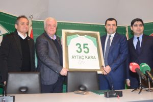 Bursaspor ile Neft&ccedil;i Bak&uuml; arasında protokol imzalandı