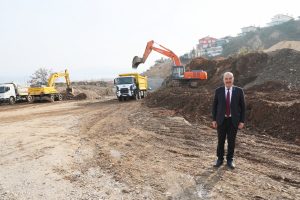 Bursa Mudanya'da Yıldıztepe Sosyal Yaşam Merkezi'nde temel atılıyor