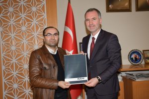 M&uuml;siad Başkanı D&ouml;ngel, Bursa İneg&ouml;l Belediye Başkanı Taban'ı ziyaret etti