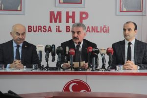 MHP Bursa'dan sert a&ccedil;ıklama! "Zillet ittifakını bozguna uğratmak gayemizdir"
