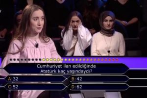 Kim Milyoner Olmak İster'de Atat&uuml;rk sorusu programa damga vurdu