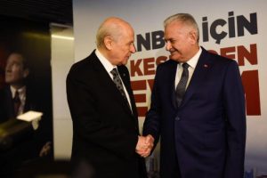 Bah&ccedil;eli'den Yıldırım'a destek ziyareti! G&ouml;r&uuml;şme sonrası flaş a&ccedil;ıklamalar