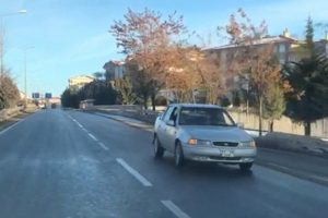Ters y&ouml;nde giden araca para cezası