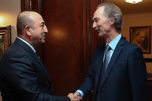 Bakan &Ccedil;avuşoğlu, BM Suriye &Ouml;zel Temsilcisi Pedersen ile g&ouml;r&uuml;şt&uuml;