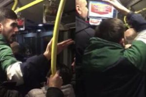 Metrob&uuml;s'te ortalık karıştı: &Ccedil;ocuklar var yapmayın...