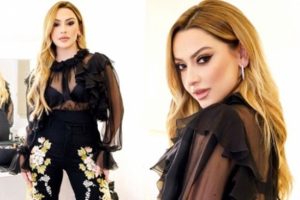 Hadise'nin giydiği kıyafetin fiyatı ortaya &ccedil;ıktı