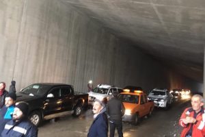 &Ccedil;ığ t&uuml;neli onlarca yolcunun hayatını kurtardı