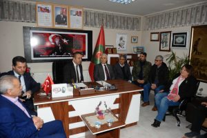 Bursa B&uuml;y&uuml;kşehir Belediye Başkan Adayı Bozbey şehit aileleri ve gazilerle buluştu