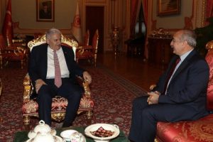 TBMM Başkanı Yıldırım, L&uuml;tfullah G&ouml;ktaş'ı kabul etti