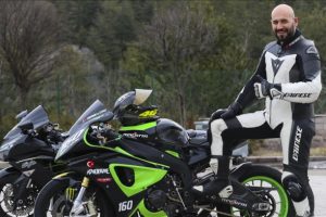 Ampute motosiklet&ccedil;i start almak istiyor