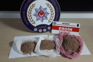 Aksaray'da eroin operasyonunda 1 tutuklama
