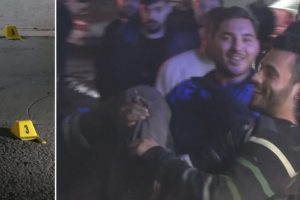 Bacağından vurulan gen&ccedil; &ouml;nce g&uuml;ld&uuml; sonra şarkı s&ouml;yledi