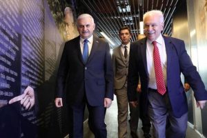 Doğu Perin&ccedil;ek'ten Binali Yıldırım'a ziyaret