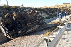 Mağarayı ziyarete giderken kaza: 10 yaralı