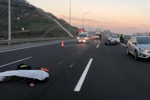 Bursa'da otoyolda motosiklet faciası