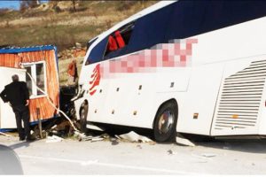 Bursa yolunda feci kaza