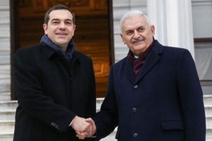 Yıldırım, Yunanistan Başbakanı &Ccedil;ipras'ı kabul etti