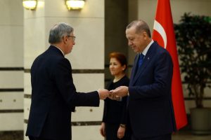 Erdoğan İtalya B&uuml;y&uuml;kel&ccedil;isini kabul etti
