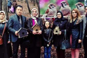 Bursa'da 40 öğrenciden 40 kuş yuvası