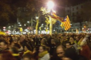 Katalonya'da ayrılıkçı liderler için protesto