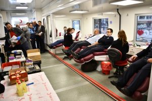 Bursa İnegöl Belediyesi Öykü Arin için kan bağışı kampanyası düzenledi