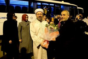 Diyanet İşleri Başkanı Prof. Dr. Ali Erbaş Erzincan'a geldi