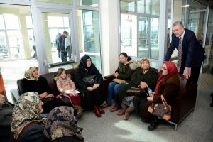 Başkan &Ouml;zkan'dan hasta ziyareti