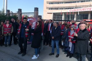 CHP'li muhalifler Genel Merkez'e geldi