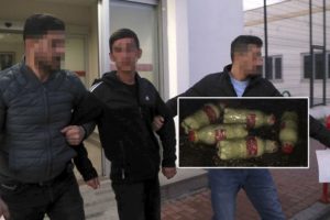 Ş&uuml;phelinin attığı poşetin i&ccedil;inden 6 EYP &ccedil;ıktı!