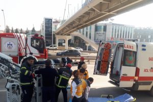 İntihar i&ccedil;in &ccedil;ıktığı &uuml;st ge&ccedil;itte baygınlık ge&ccedil;irdi