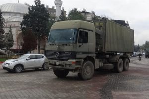 Suriye sınırına askeri sevkiyat