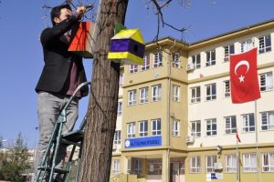Kuşlar &uuml;ş&uuml;mesin diye yuva yaptılar