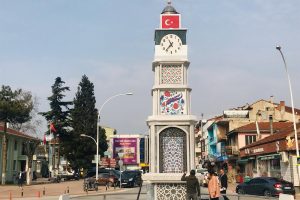 Bursa'daki saat kulesinin şalteri yanmış