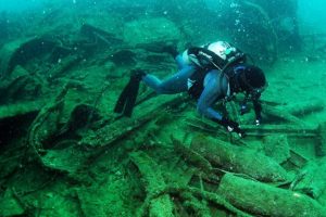 &Ccedil;anakkale Savaşları'nda batırılan savaş gemisi, dalış turizmine a&ccedil;ılıyor