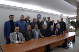 CHP Bursa Nil&uuml;fer Belediye Başkan Adayı Erdem, sendika temsilcileriyle buluştu