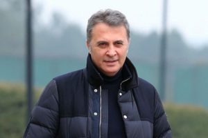 Beşiktaş Başkanı Fikret Orman, antrenmanı takip etti