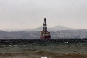 T&uuml;rkiye'nin yeni sondaj gemisi Yalova a&ccedil;ıklarında demirledi