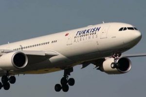 Atat&uuml;rk Havalimanı'nda iniş yapan u&ccedil;ak kuş s&uuml;r&uuml;s&uuml;ne &ccedil;arptı