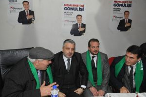 Bursa Osmangazi Belediye Başkanı ve Adayı D&uuml;ndar'ın ilk se&ccedil;im b&uuml;rosu t&ouml;renle a&ccedil;ıldı