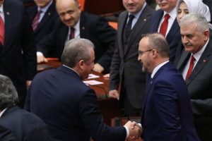 AK Parti'den Bah&ccedil;eli'ye Şentop teşekk&uuml;r&uuml;