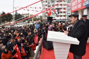 Başkan Ata&ccedil;'ın se&ccedil;im iletişim merkezi a&ccedil;ıldı