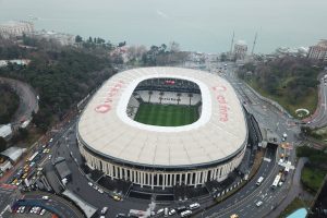 Dev derbi &ouml;ncesi stat zeminindeki son durum havadan fotoğraflandı