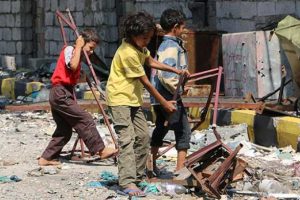 Yemen'de 1,2 milyon &ccedil;ocuk &ccedil;atışma b&ouml;lgelerinde yaşıyor