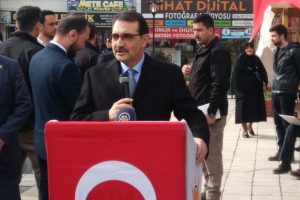 Enerji Bakanı D&ouml;nmez, Daday'da se&ccedil;im b&uuml;rosunun a&ccedil;ılışını yaptı