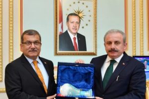 TBMM Başkanı Şentop, Uzunkaya'yı kabul etti