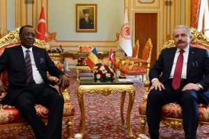 &Ccedil;ad Cumhurbaşkanı Itno, TBMM Başkanı Şentop ile g&ouml;r&uuml;şt&uuml;