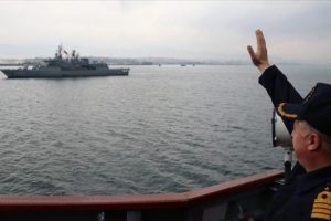 Milli korvet TCG Burgazada g&ouml;revde