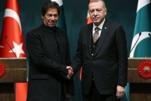 Erdoğan, Pakistan Başbakanı Han ile g&ouml;r&uuml;şt&uuml;