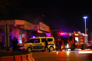 Markette korku dolu anlar yaşandı