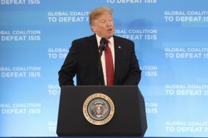 ABD Başkanı Donald Trump: DEAŞ'ın elindeki toprakların y&uuml;zde 100'&uuml;n&uuml; geri aldık